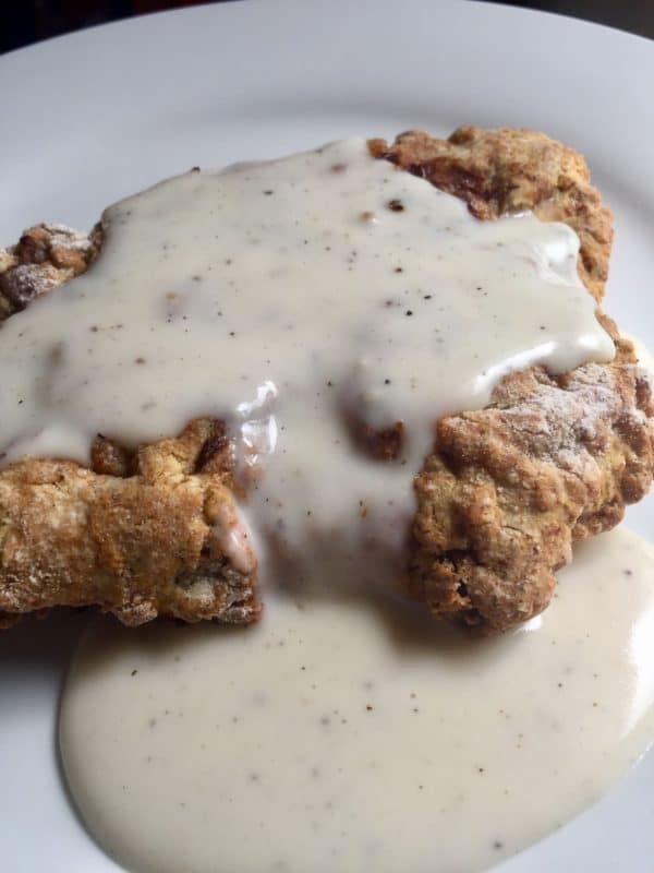 Air Fried Country Fried Steak - FlyPeachPie