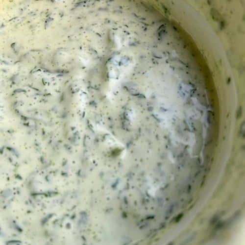 Easy Dairy Free Cilantro Lime Crema - FlyPeachPie