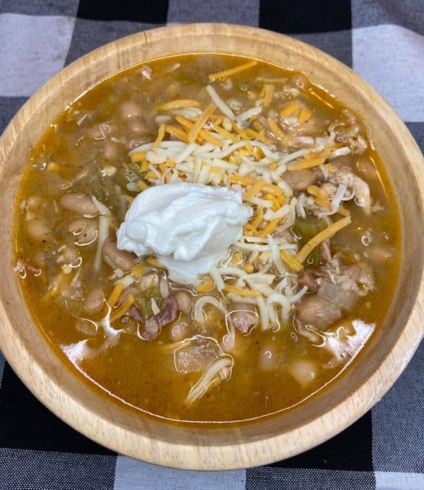 White Chicken Chili - FlyPeachPie