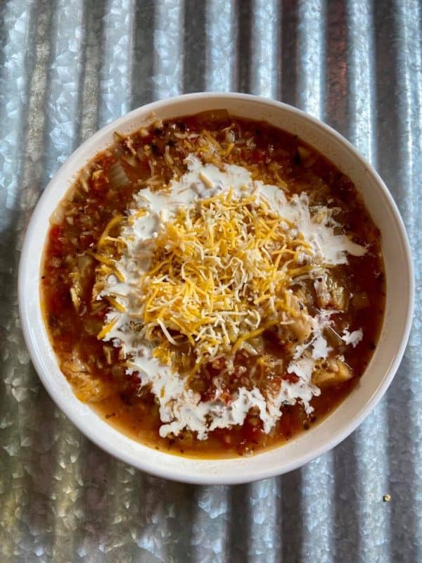 Cabbage Roll Soup - FlyPeachPie