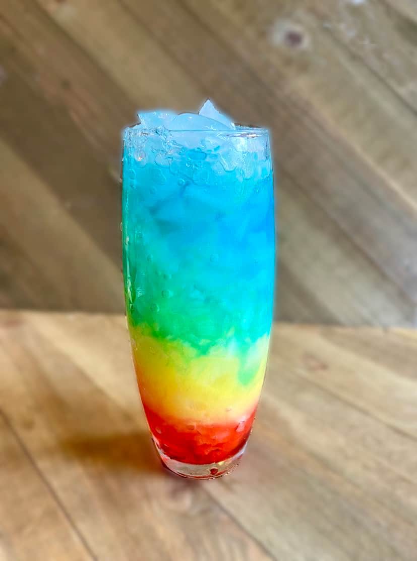 Rainbow Paradise Cocktail