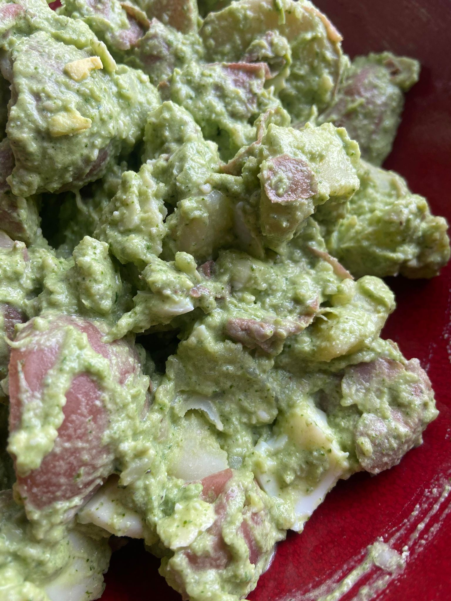 Chimichurri Potato Salad - FlyPeachPie